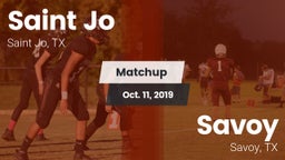 Matchup: Saint Jo vs. Savoy  2019