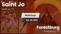 Matchup: Saint Jo vs. Forestburg  2019