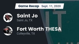 Recap: Saint Jo  vs. Fort Worth THESA 2020