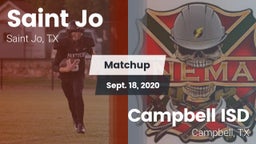 Matchup: Saint Jo vs. Campbell ISD 2020