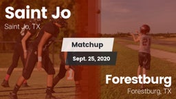 Matchup: Saint Jo vs. Forestburg  2020