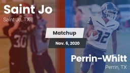 Matchup: Saint Jo vs. Perrin-Whitt  2020