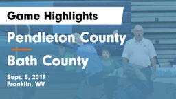 Pendleton County  vs Bath County  Game Highlights - Sept. 5, 2019