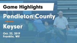 Pendleton County  vs Keyser  Game Highlights - Oct. 22, 2019