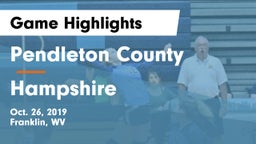 Pendleton County  vs Hampshire  Game Highlights - Oct. 26, 2019