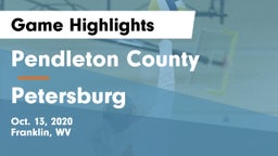 Pendleton County  vs Petersburg  Game Highlights - Oct. 13, 2020