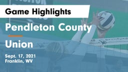 Pendleton County  vs Union Game Highlights - Sept. 17, 2021