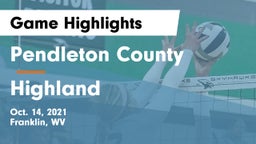 Pendleton County  vs Highland  Game Highlights - Oct. 14, 2021