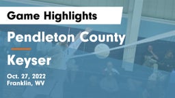 Pendleton County  vs Keyser  Game Highlights - Oct. 27, 2022