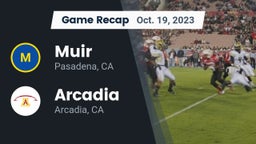 Recap: Muir  vs. Arcadia  2023