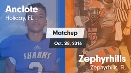 Matchup: Anclote vs. Zephyrhills  2016