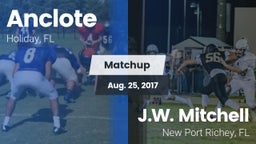 Matchup: Anclote vs. J.W. Mitchell  2017