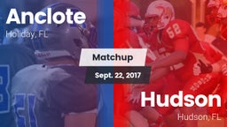 Matchup: Anclote vs. Hudson  2017