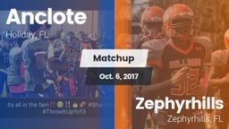 Matchup: Anclote vs. Zephyrhills  2017