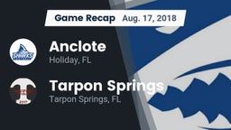 Recap: Anclote  vs. Tarpon Springs  2018