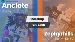 Matchup: Anclote vs. Zephyrhills  2018
