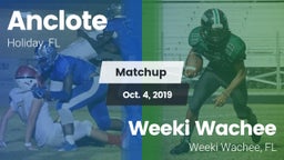 Matchup: Anclote vs. Weeki Wachee  2019