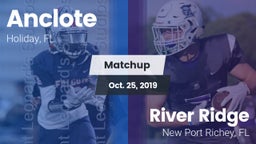 Matchup: Anclote vs. River Ridge  2019
