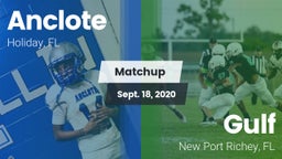 Matchup: Anclote vs. Gulf  2020