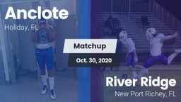 Matchup: Anclote vs. River Ridge  2020