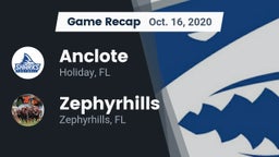 Recap: Anclote  vs. Zephyrhills  2020
