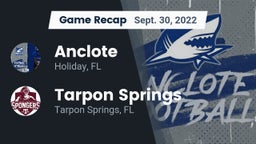 Recap: Anclote  vs. Tarpon Springs  2022