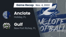 Recap: Anclote  vs. Gulf  2022