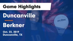 Duncanville  vs Berkner  Game Highlights - Oct. 22, 2019