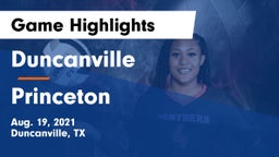 Duncanville  vs Princeton  Game Highlights - Aug. 19, 2021