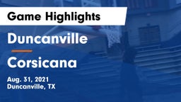 Duncanville  vs Corsicana  Game Highlights - Aug. 31, 2021