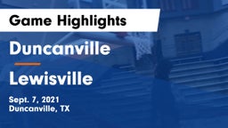 Duncanville  vs Lewisville  Game Highlights - Sept. 7, 2021