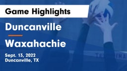 Duncanville  vs Waxahachie  Game Highlights - Sept. 13, 2022