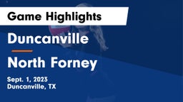 Duncanville  vs North Forney  Game Highlights - Sept. 1, 2023