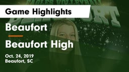 Beaufort  vs Beaufort High  Game Highlights - Oct. 24, 2019