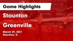 Staunton  vs Greenville Game Highlights - March 29, 2021