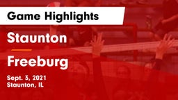 Staunton  vs Freeburg  Game Highlights - Sept. 3, 2021