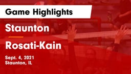 Staunton  vs Rosati-Kain Game Highlights - Sept. 4, 2021