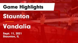 Staunton  vs Vandalia Game Highlights - Sept. 11, 2021
