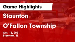 Staunton  vs O'Fallon Township  Game Highlights - Oct. 15, 2021