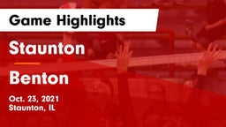 Staunton  vs Benton Game Highlights - Oct. 23, 2021