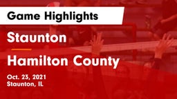 Staunton  vs Hamilton County Game Highlights - Oct. 23, 2021