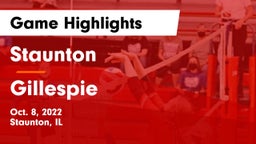 Staunton  vs Gillespie  Game Highlights - Oct. 8, 2022