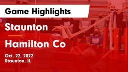 Staunton  vs Hamilton Co Game Highlights - Oct. 22, 2022