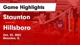 Staunton  vs Hillsboro Game Highlights - Oct. 25, 2022