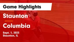 Staunton  vs Columbia  Game Highlights - Sept. 1, 2023
