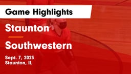 Staunton  vs Southwestern  Game Highlights - Sept. 7, 2023