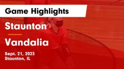 Staunton  vs Vandalia Game Highlights - Sept. 21, 2023