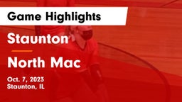 Staunton  vs North Mac  Game Highlights - Oct. 7, 2023