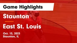 Staunton  vs East St. Louis  Game Highlights - Oct. 13, 2023