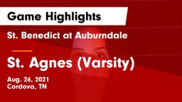 St. Benedict at Auburndale   vs St. Agnes (Varsity) Game Highlights - Aug. 26, 2021